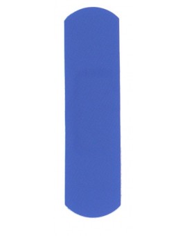 Confezione 100 cerotti Detectable blu Cm. 7x2