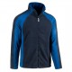 Micropile full zip TWISTER blu navy