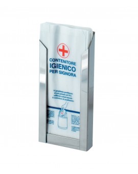 Dispenser ACCIAIO INOX 18/10 sacchetti igienici