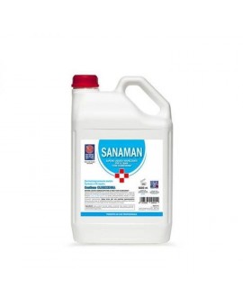 Sapone liquido lavamani sanificante SANAMAN Lt.5