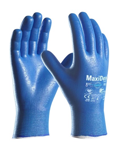 12 paia guanti MaxiDex, completamente rivestito