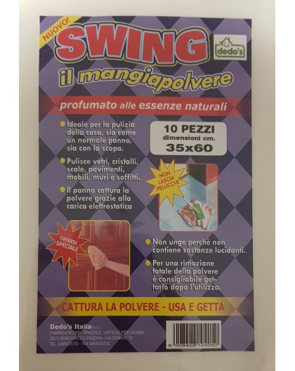 Confezione da 10 Panni Catturapolvere cm.35x60