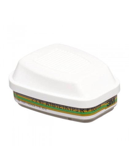 Conf. 4 filtri per gas, vapori e particolato A1 B1 E1 K1 P3 R + formaldeide Serie 6000 3M