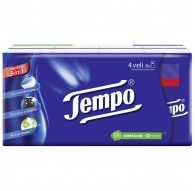 TEMPO Fazzoletti in carta 4 veli. 8 Confezioni da 9 pz.