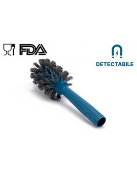 Scovolo cilindrico con innesto, diametro 65 mm. DETECTABILE. Idoneo al contatto con alimenti (REACH FDA)