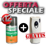 Kit 12 bombolette insetticida Kenyasafe Extra + Erogatore Evolution