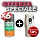 Kit 6 bombolette insetticida Kenyasafe Extra + Erogatore Evolution