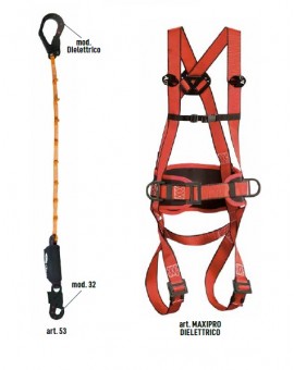 KIT Imbracatura anticaduta DIELETTRICO