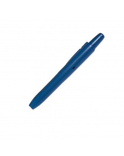 Pennarello detectabile retrattile - indelebile - punta tonda - 13,5 cm - PP – blu Conf. 10 pz.