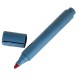 Pennarello detectabile - con cappuccio - indelebile - punta tonda - 14 cm - PP – rosso Conf. 10 pz.