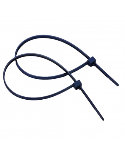 Fascette detectabili - 20 x 0,36 cm - nylon - blu - conf. 100 pezzi