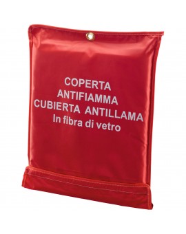 Coperta antifiamma in fibra di vetro Cm. 120X200