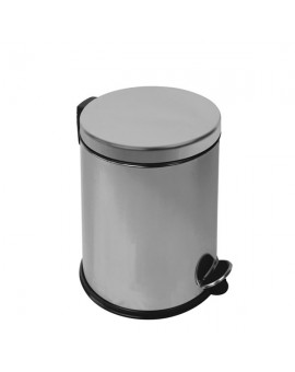 Pattumiera a pedale inox Lt. 12