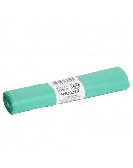 Sacchi bio – 70x70 cm - 70 L - 18 micron - verde - conf. 20 pezzi