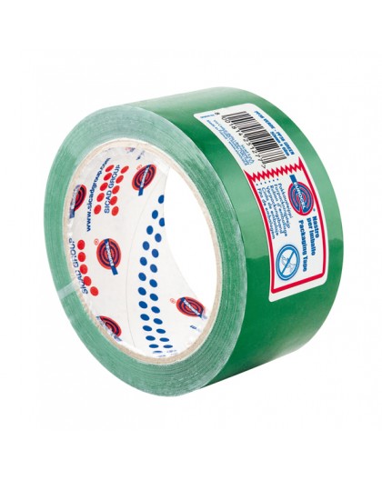 Nastro adesivo silenzioso PP36NN 5 cm x 66 m - verde – conf. 6pz.