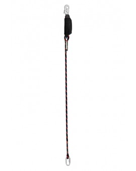 Cordino con assorbitore di energia con 2 moschettoni MT. 1,75