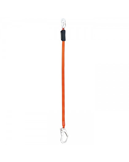 Cordino con assorbitore di energia con 2 moschettoni MT. 1,60