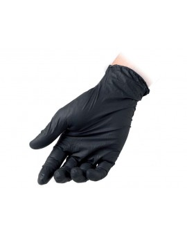 Conf. da 100 Guanti in NITRILE Reflexx 78 NERO senza polvere