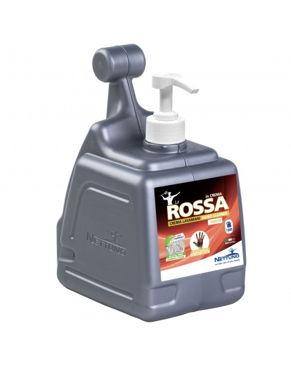 Crema lavamani con microgranuli LA ROSSA IN CREMA T-box Lt. 3 con dosatore