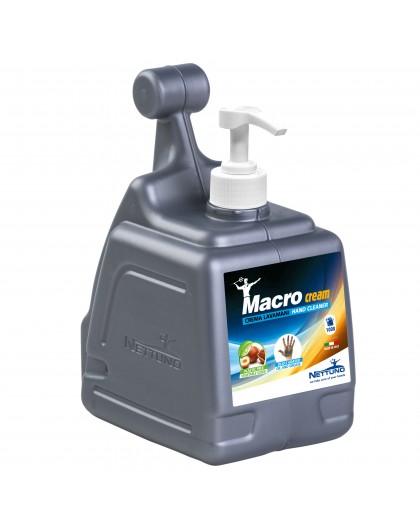 Grema lavamani con microgranuli vegetali MACROCREAM T-Box Lt. 3 con dosatore