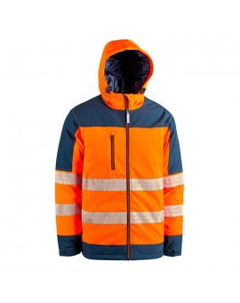 Giubbino Softshell alta visibilit&agrave; ELMAS bicolore
