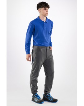 Pantalone da lavoro Scirocco elasticizzato con dettagli riflettenti