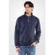 Felpa mezza zip Slalom in cotone e poliestere