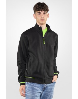 Felpa zip intera Skate in cotone e poliestere