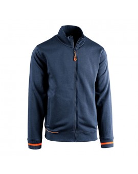 Felpa zip intera Skate in cotone e poliestere