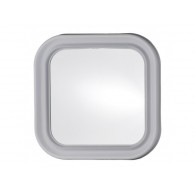 Specchio in vetro quadrato Cm. 46x46 con cornice