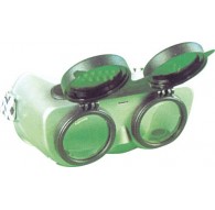 Occhiale da saldatura con lente ribaltabile