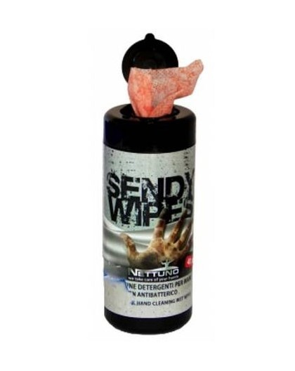 SENDY WIPES tubo da 40 salviettine in TNT impregnate
