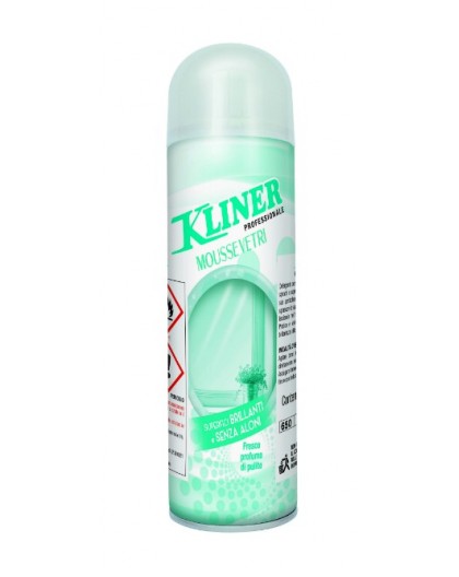 Kliner professional, mousse per vetri 500 Ml.