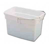 Secchio rettangolare bianco Lt. 12