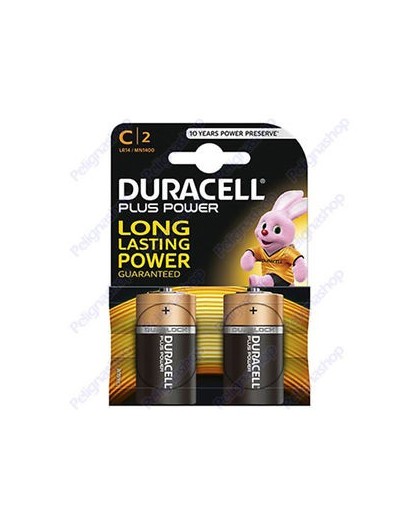 Conf. 2 batterie duracell MN1400 1/2 torcia C - RA.MO. INDUSTRIALE S.N.C.