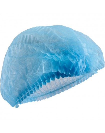 Confezione da 100 cuffie reggi capelli azzurre