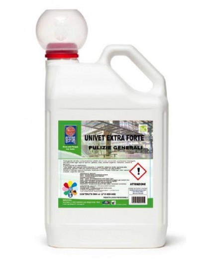 Detersolvente UNIVET EXTRA FORTE Lt.5