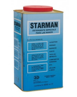 Lavamani in gel STARMAN lattina Lt. 4