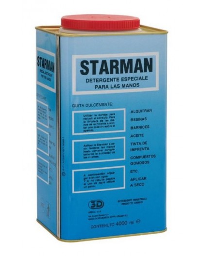 Lavamani in gel STARMAN lattina Lt. 4
