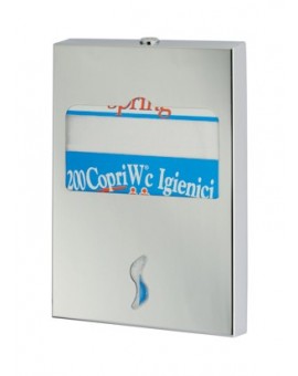 Dispenser per carta copri wc ACCIAIO INOX
