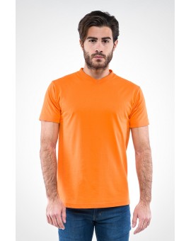 T-Shirt scollo a V V-TEX 100% cotone