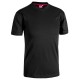 T-Shirt scollo a V V-TEX nero