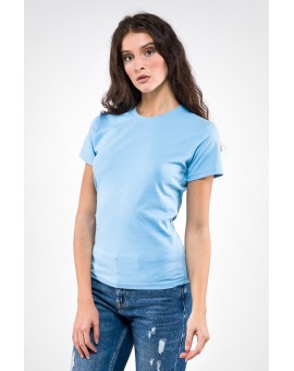 T-shirt DONNA girocollo WOMAN 100% cotone Jersey