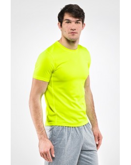 T-shirt girocollo ENDURANCE 100% poliestere colori FLUO