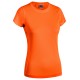T-shirt girocollo donna CIRCUIT arancio fluo