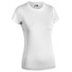 T-shirt girocollo donna CIRCUIT bianco fluo