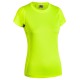 T-shirt girocollo donna CIRCUIT giallo fluo