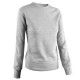 Felpa donna girocollo ROUND grigio melange