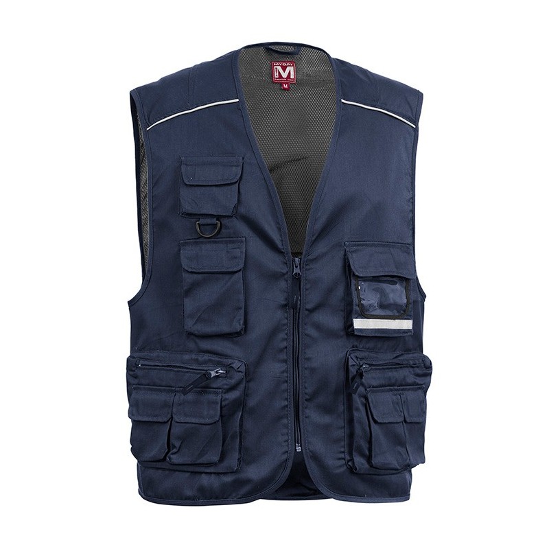 Gilet da lavoro multitasca Star colore grigio